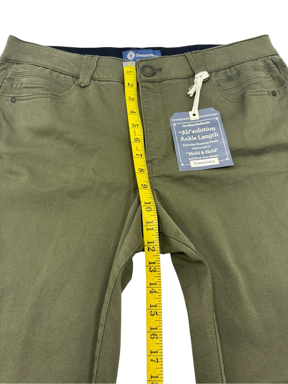 Democracy Ab’solution’ Ankle Length Straight Leg Pants Size 16 - Picture 16 of 16